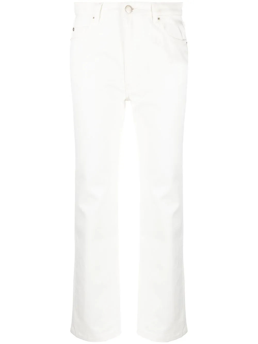 Cropped Straight-Leg Jeans