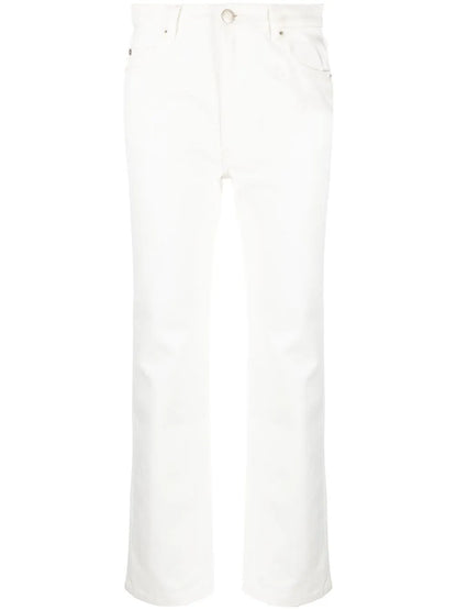 Cropped Straight-Leg Jeans