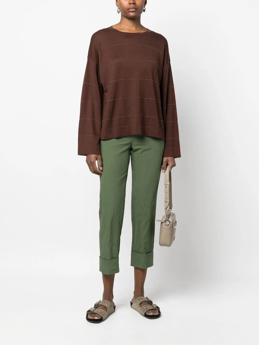 Bead-Embellished Sweater