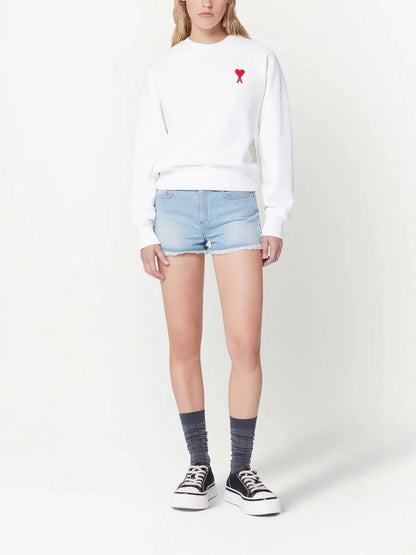 Raw-Cut Mini Shorts
