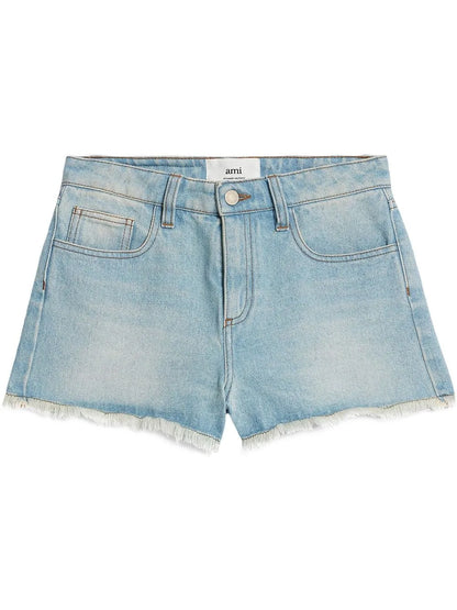 Raw-Cut Mini Shorts