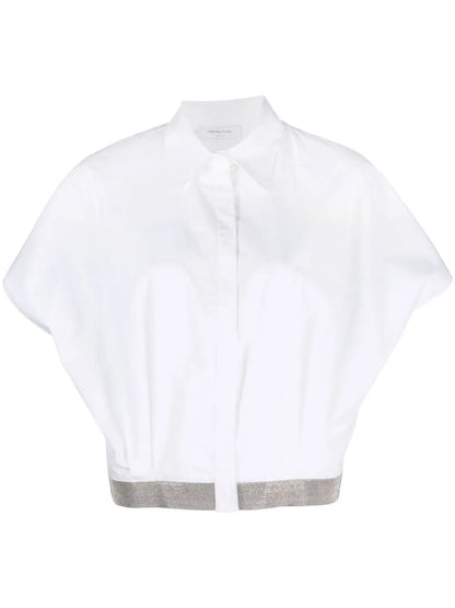 Short-Sleeved Poplin Shirt