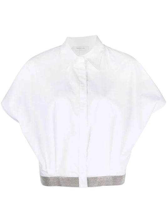 Short-Sleeved Poplin Shirt