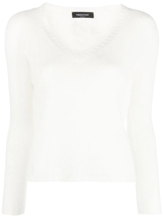 Cashmere V-Neck Jumper