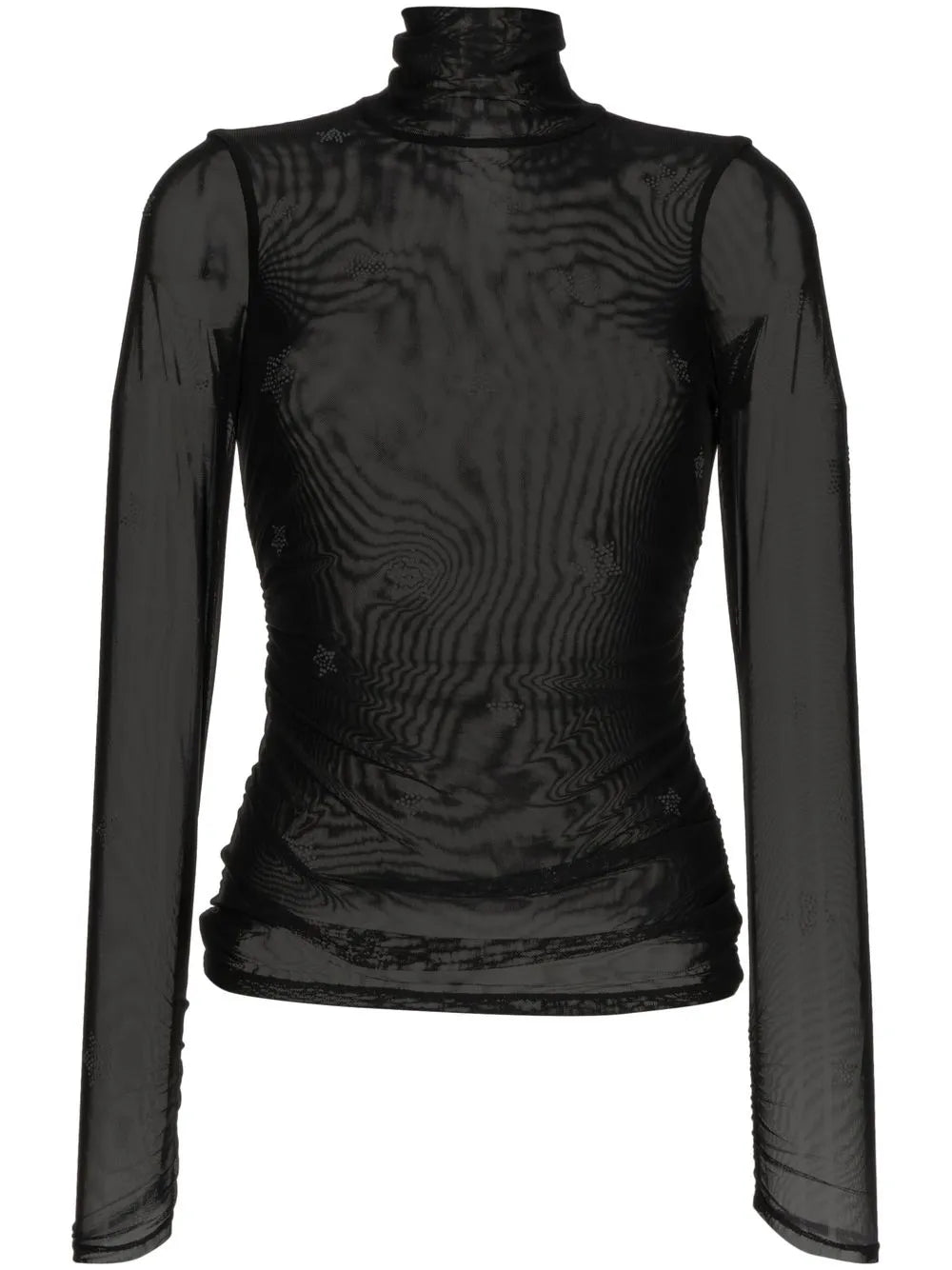 Crystal-Embellished Tulle T-Shirt