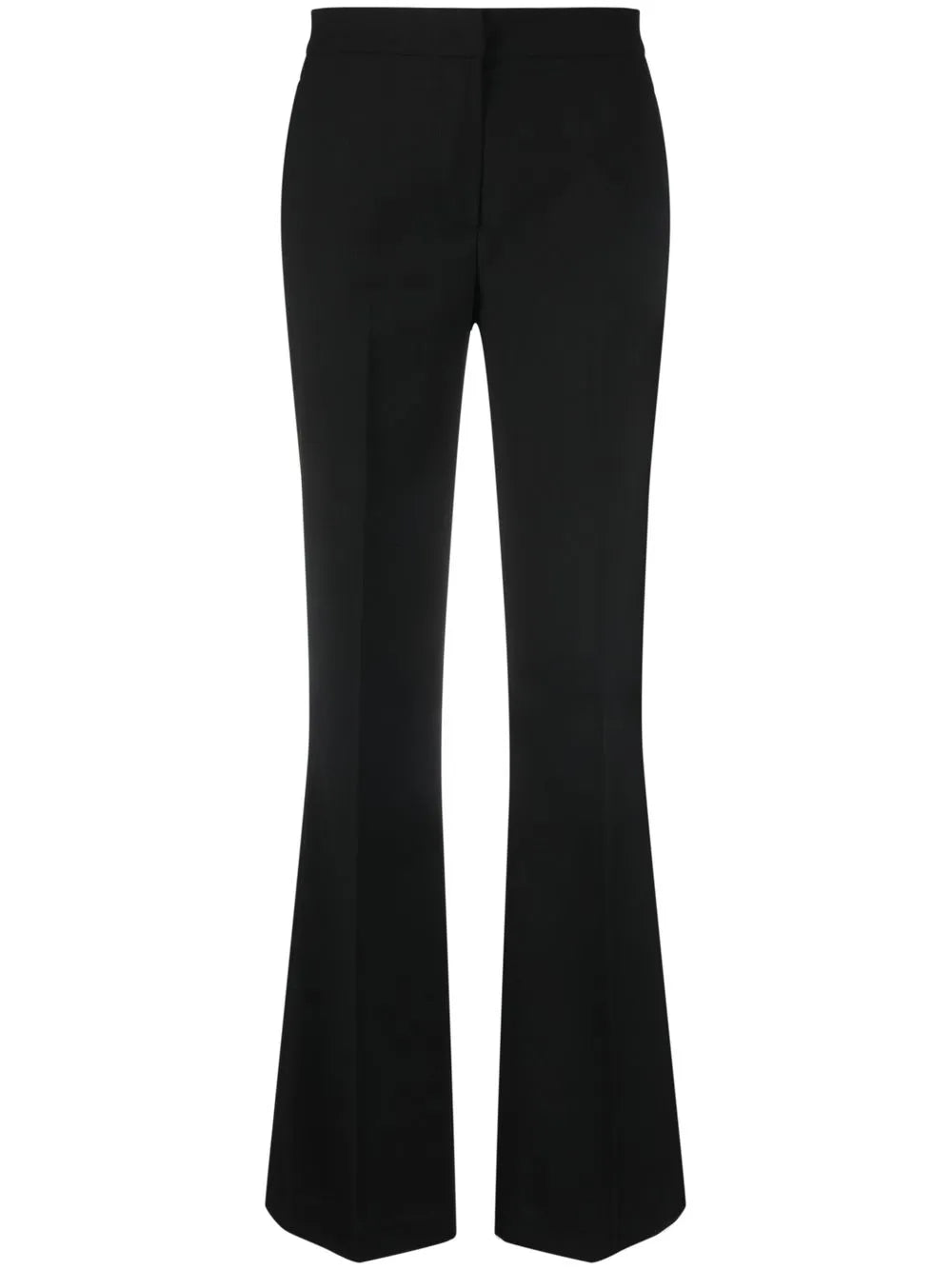High-Waisted Flared Trousers