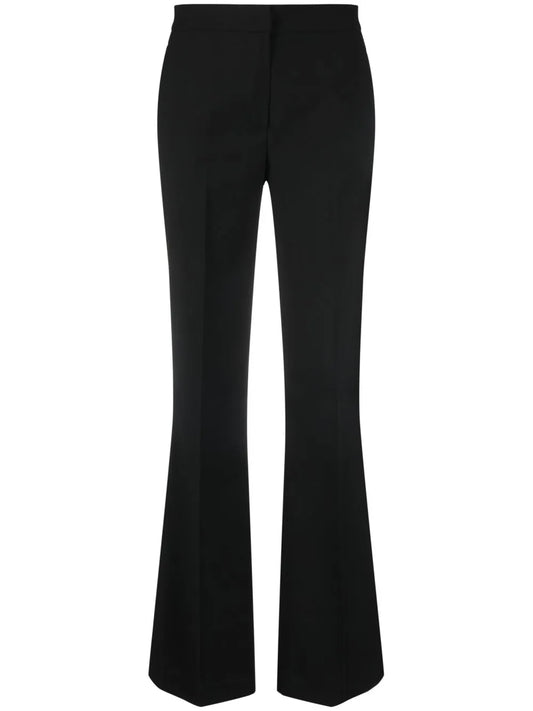 High-Waisted Flared Trousers
