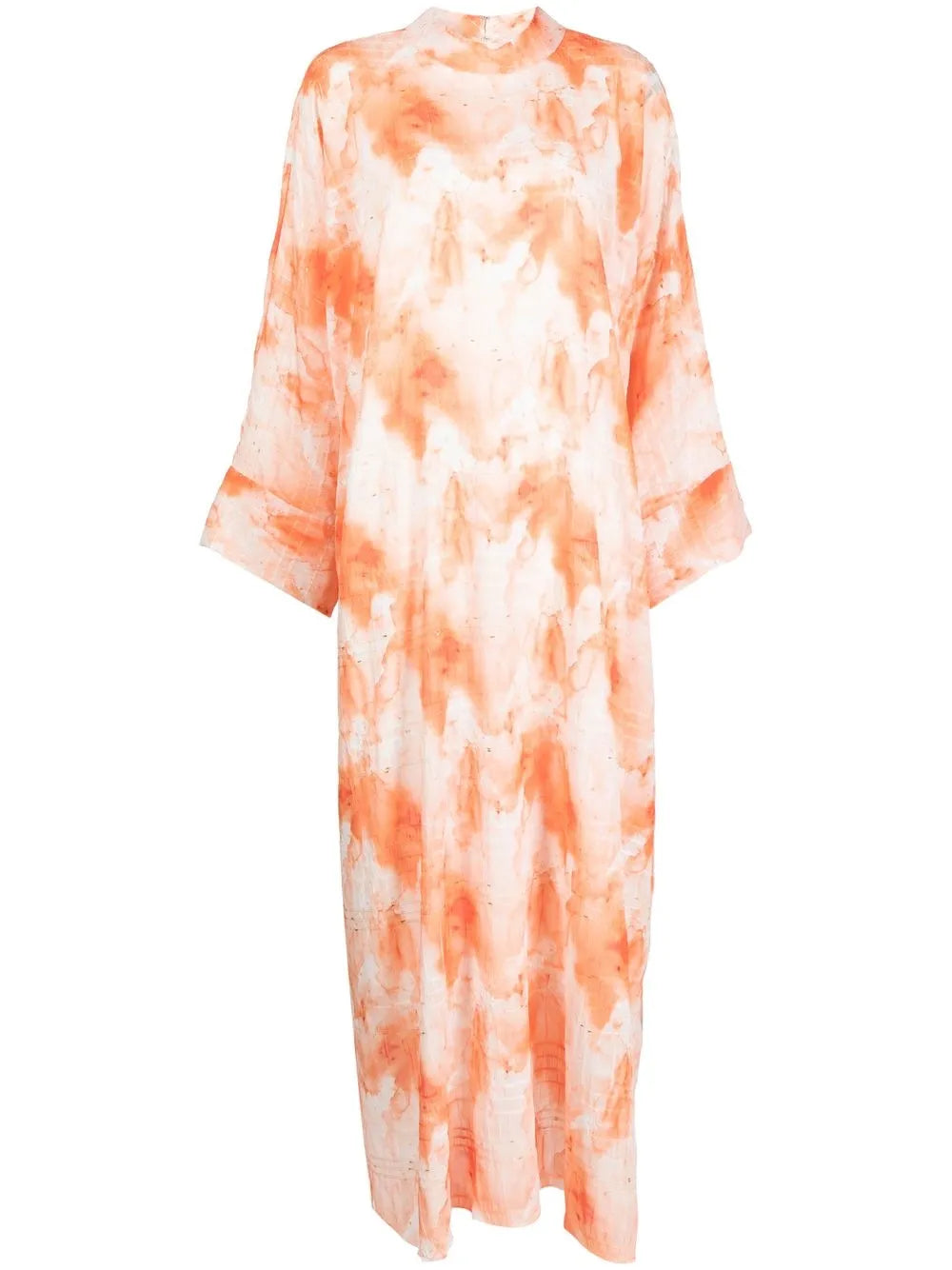 Gardenia Printed Kaftan-Style Dress