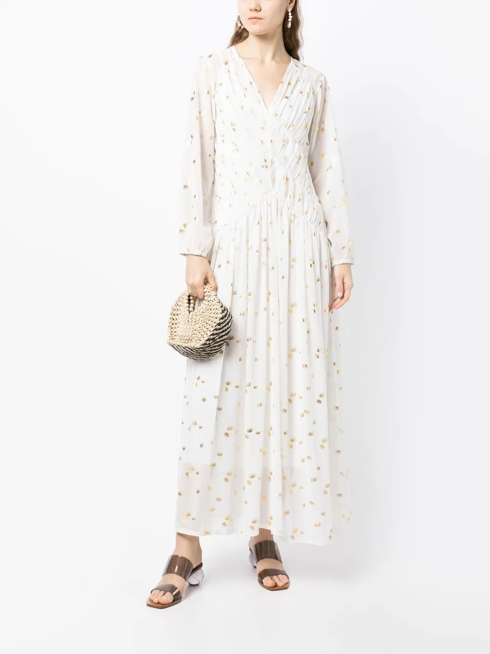 Polka Dot Pattern Kaftan