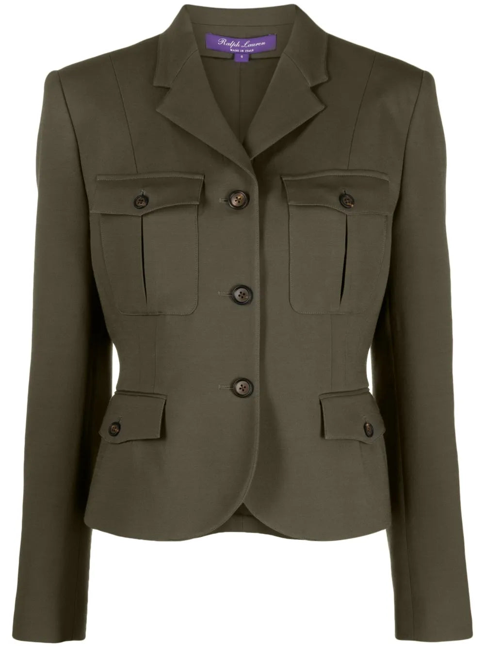 Kamille Wool-Silk Fitted Jacket