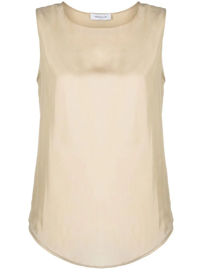 Round-Neck Sleeveless Top