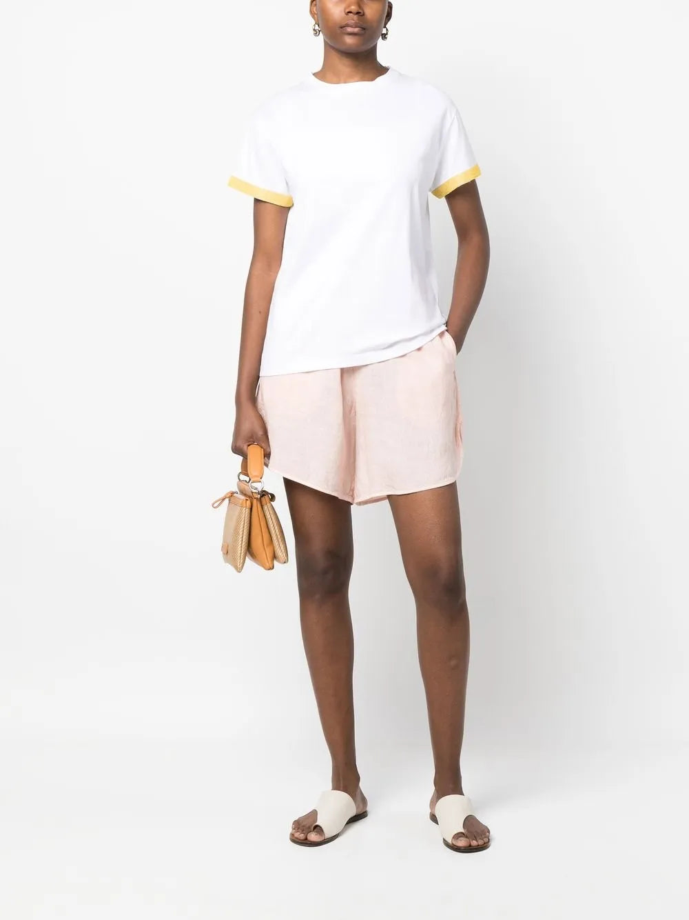Drawstring Linen Shorts