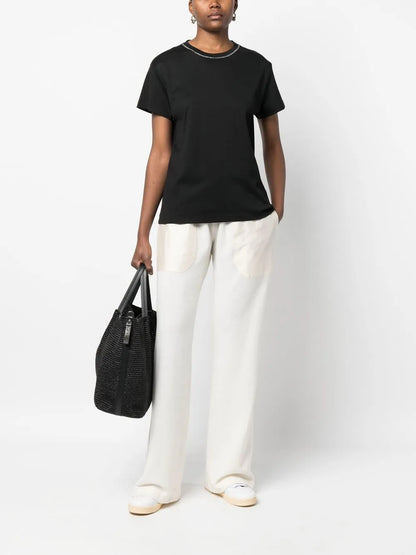 Drawstring Straight Trousers