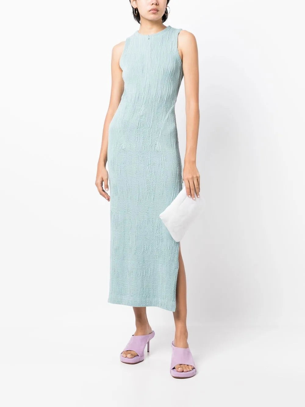 Sliced Midi Dress