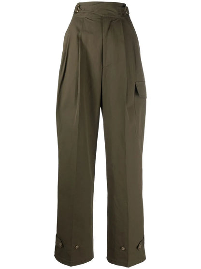 Cargo-Like Straight Trousers
