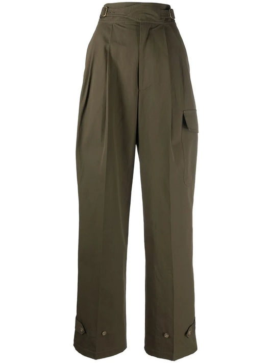 Cargo-Like Straight Trousers