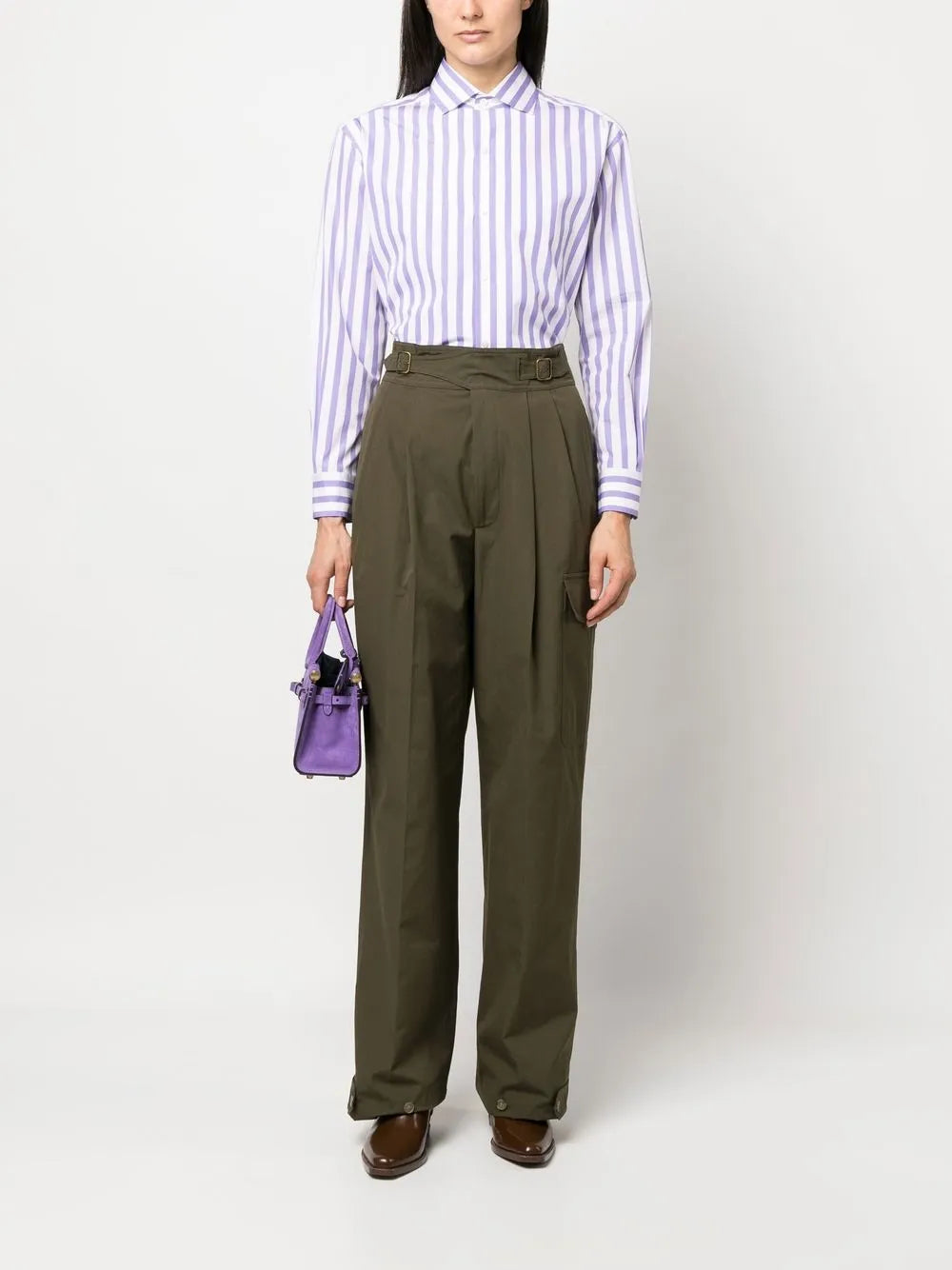 Cargo-Like Straight Trousers