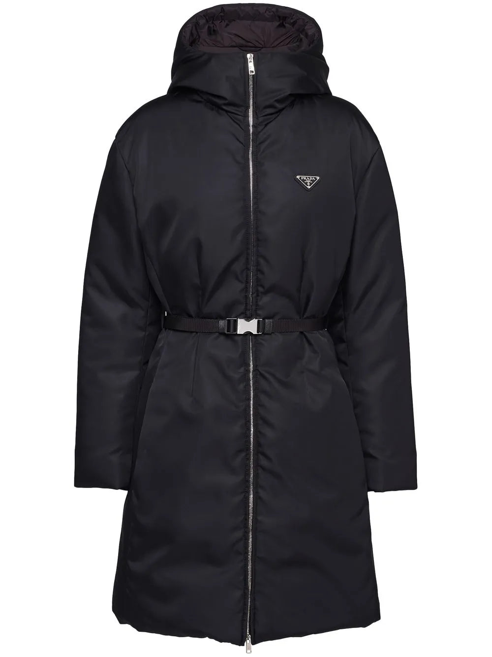 Re-Nylon Hooded Down Coat