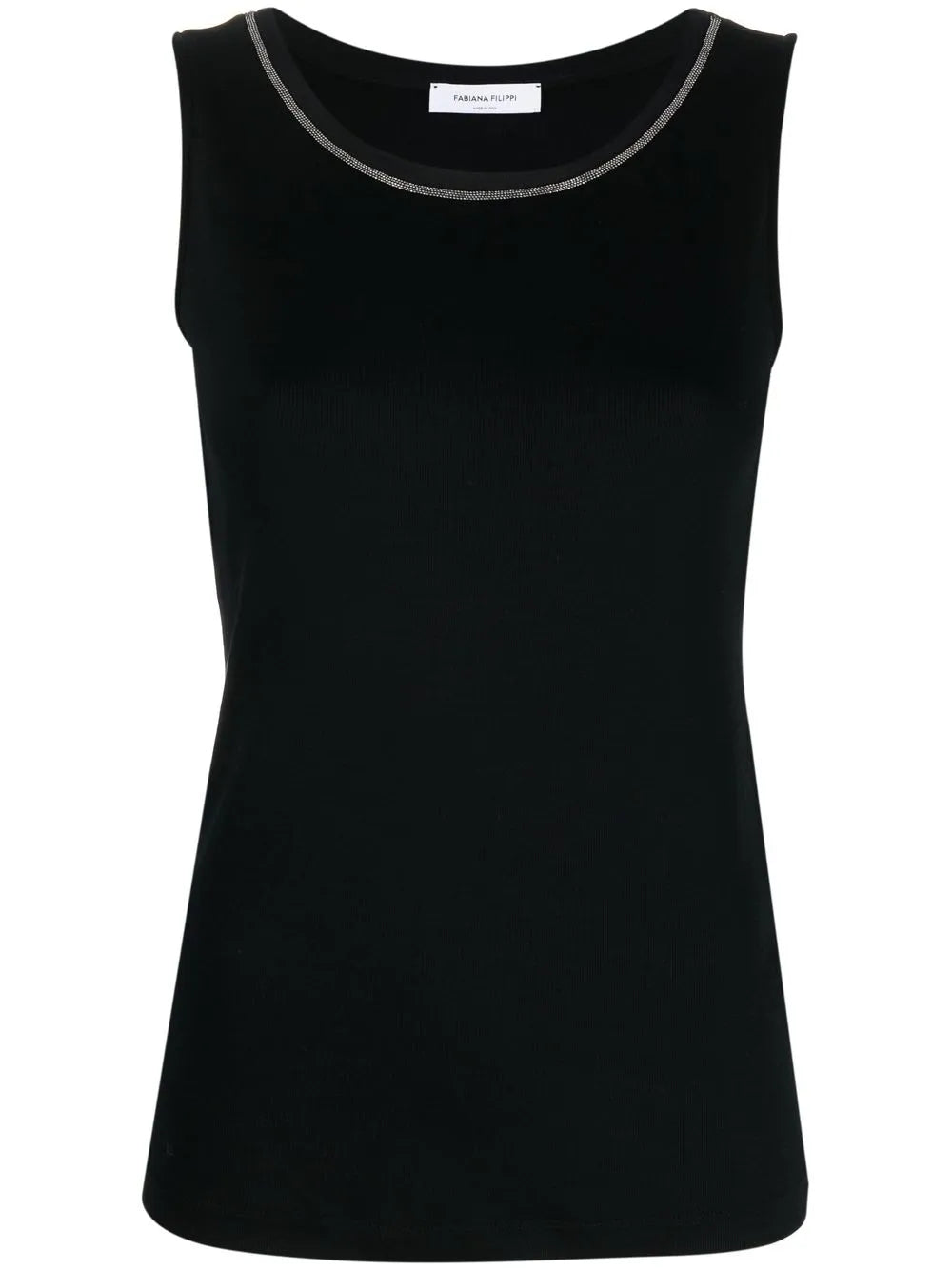 Ball-Chain Trim Tank Top