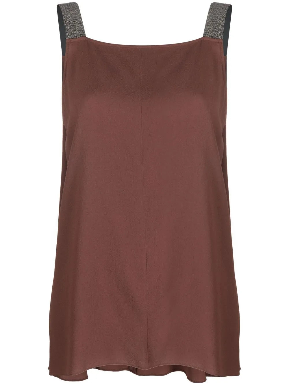 Metallic Strap Top