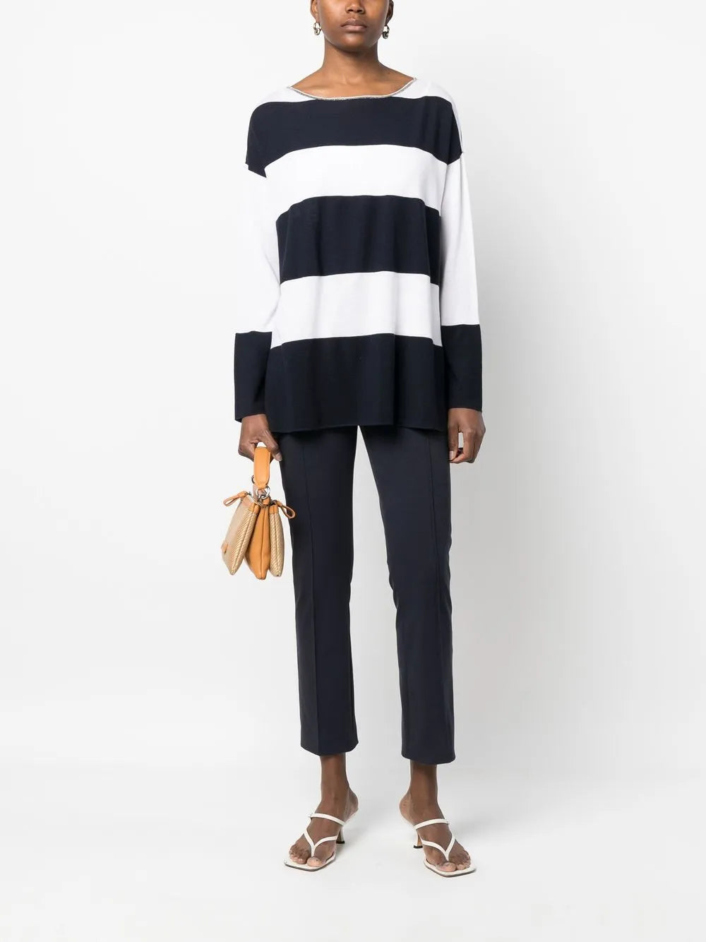Slim-Cut Leg Trousers