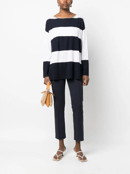 Slim-Cut Leg Trousers