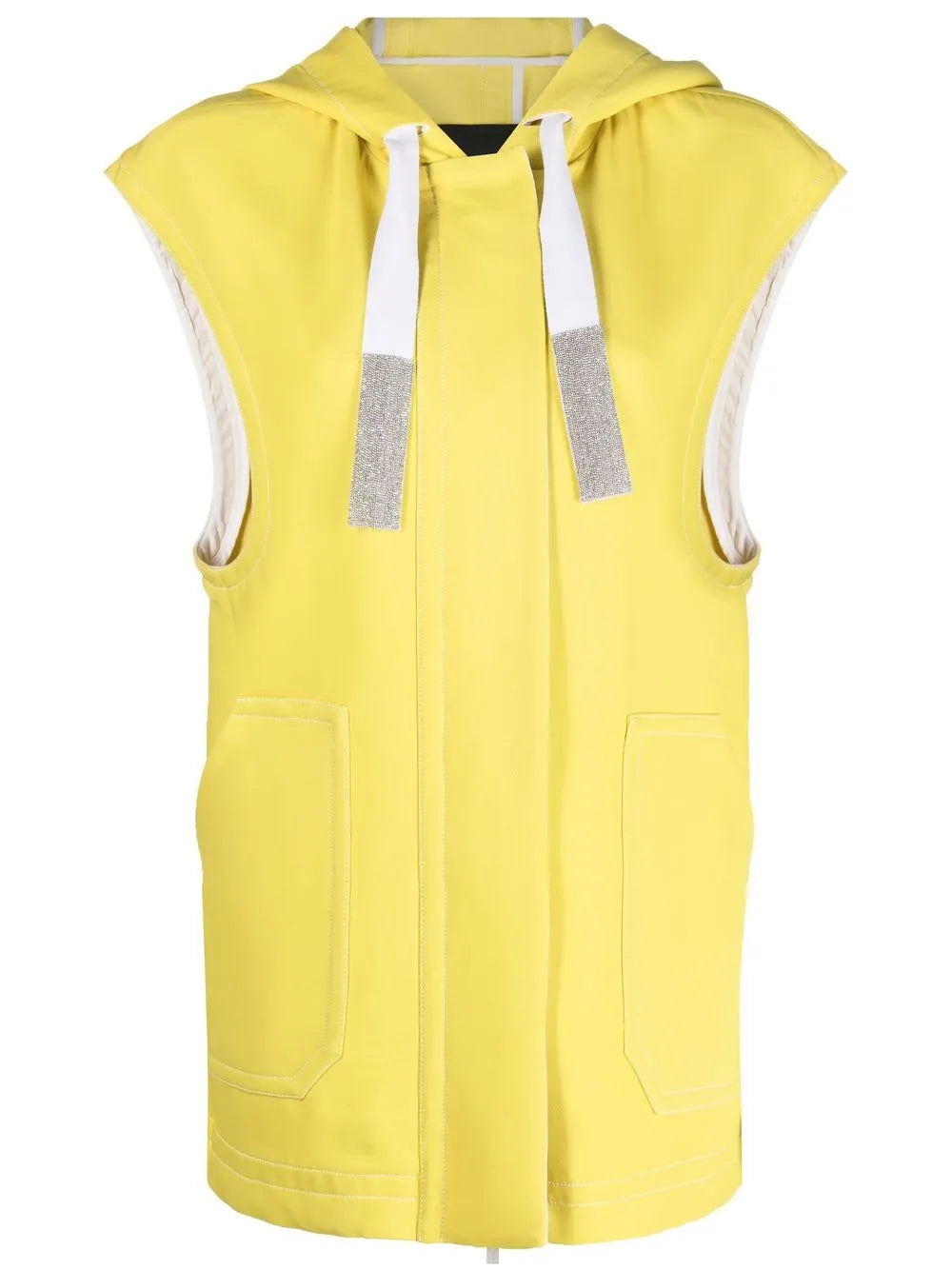 Zip-Up Hooded Vest