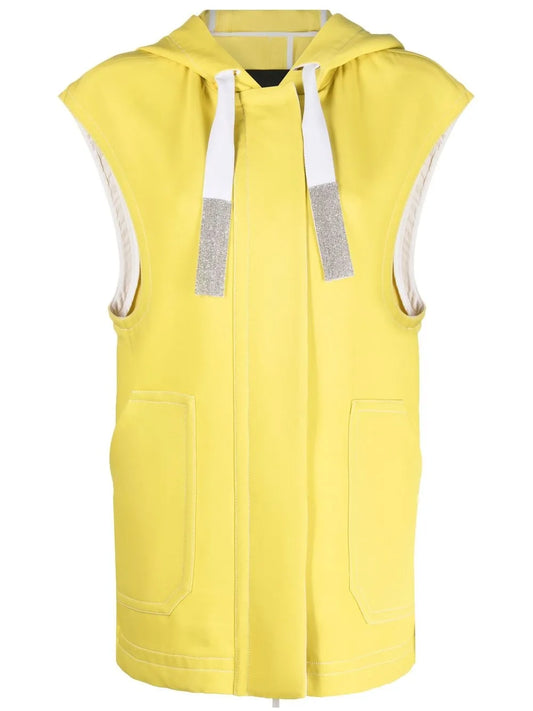 Zip-Up Hooded Vest
