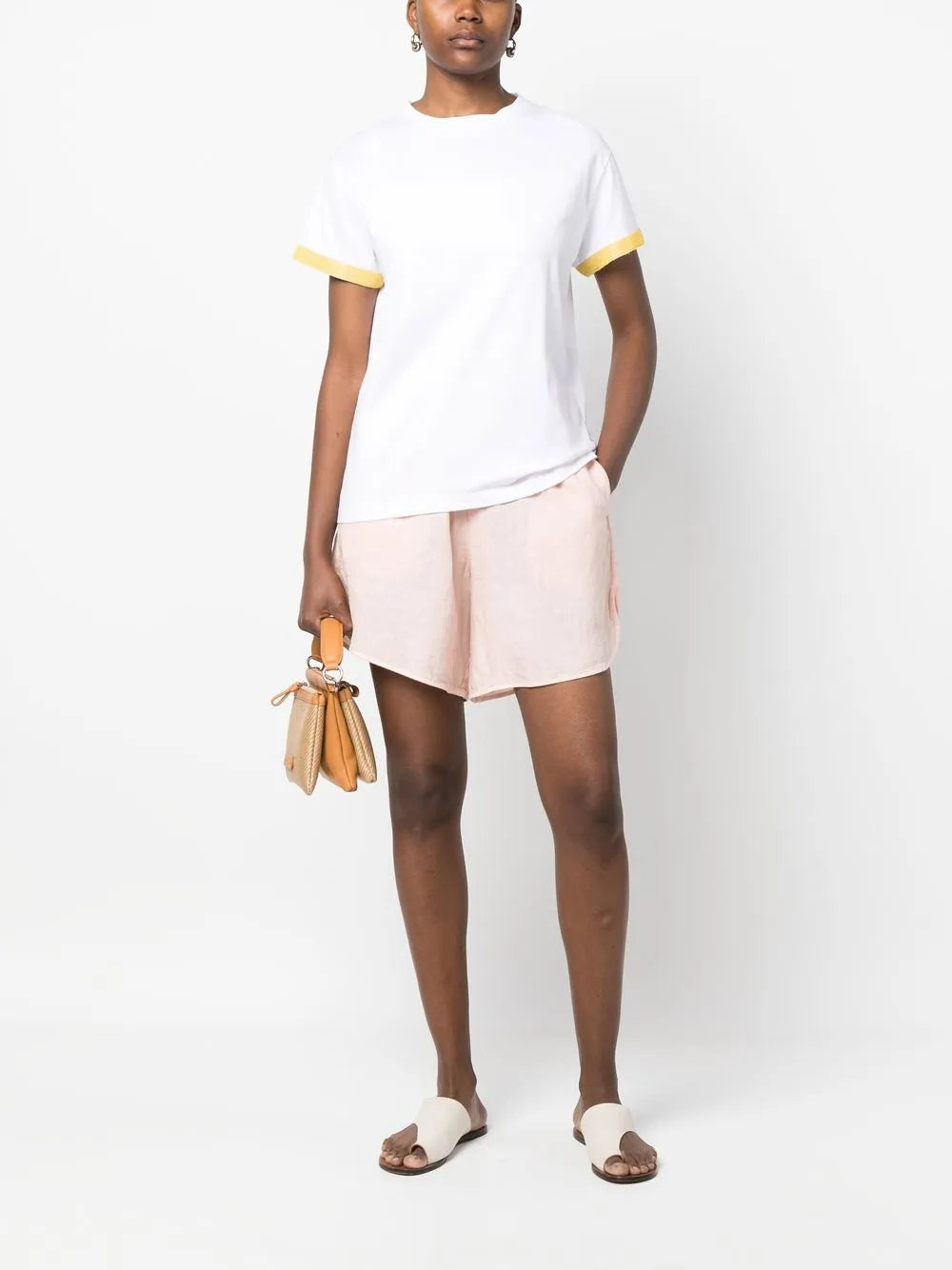 Bead-Embellished Cotton T-Shirt