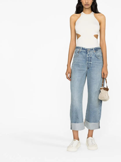 Ayla Baggy Cropped Jeans