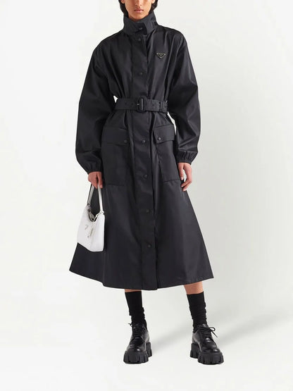 Re-Nylon Logo-Print Raincoat