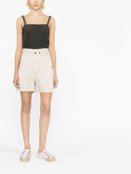 Metallic Strap Top