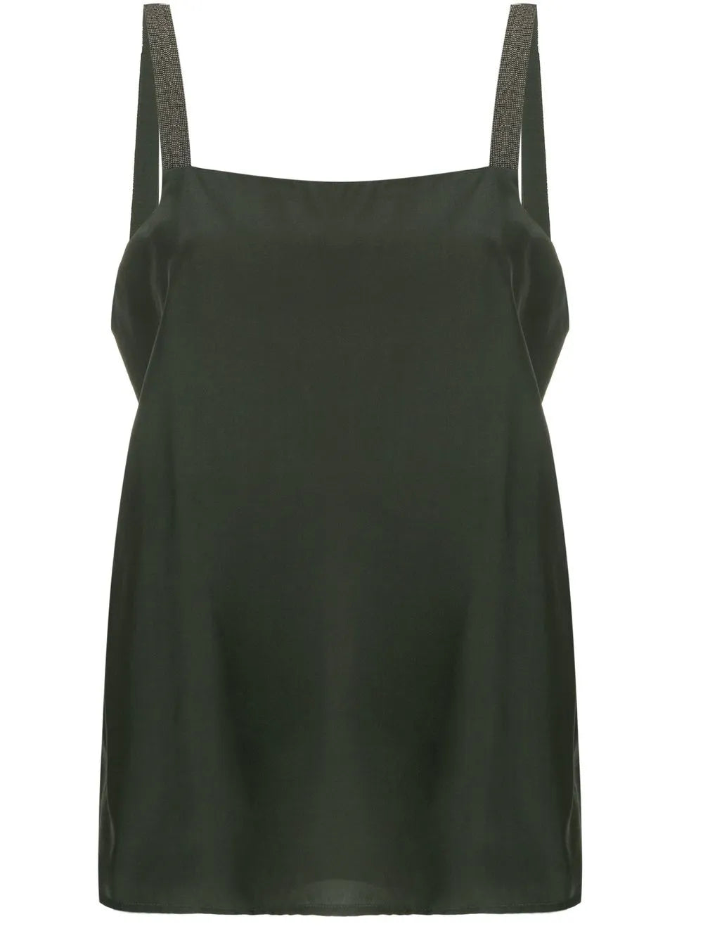 Metallic Strap Top