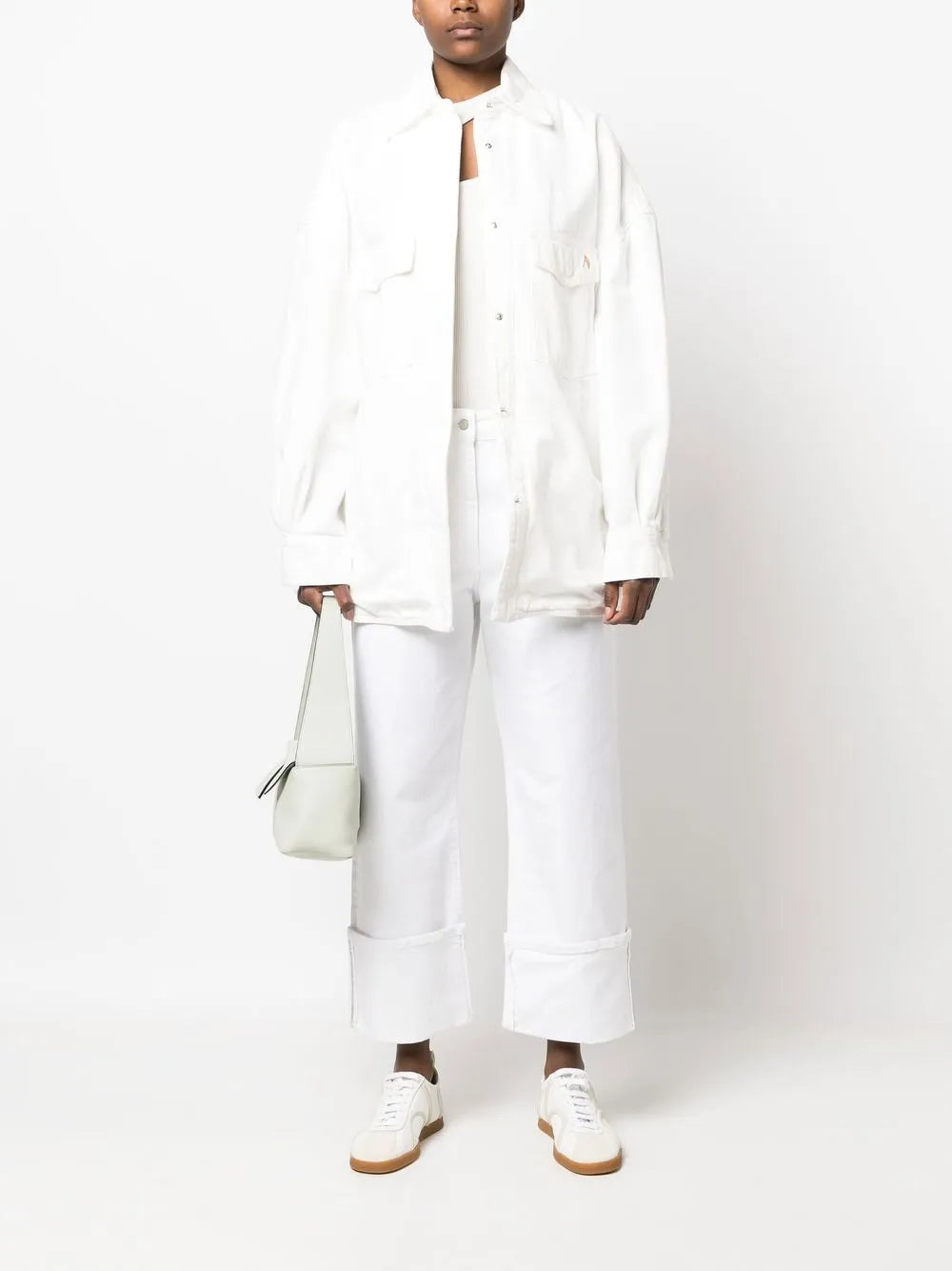 Cropped Straigh-Leg Trousers