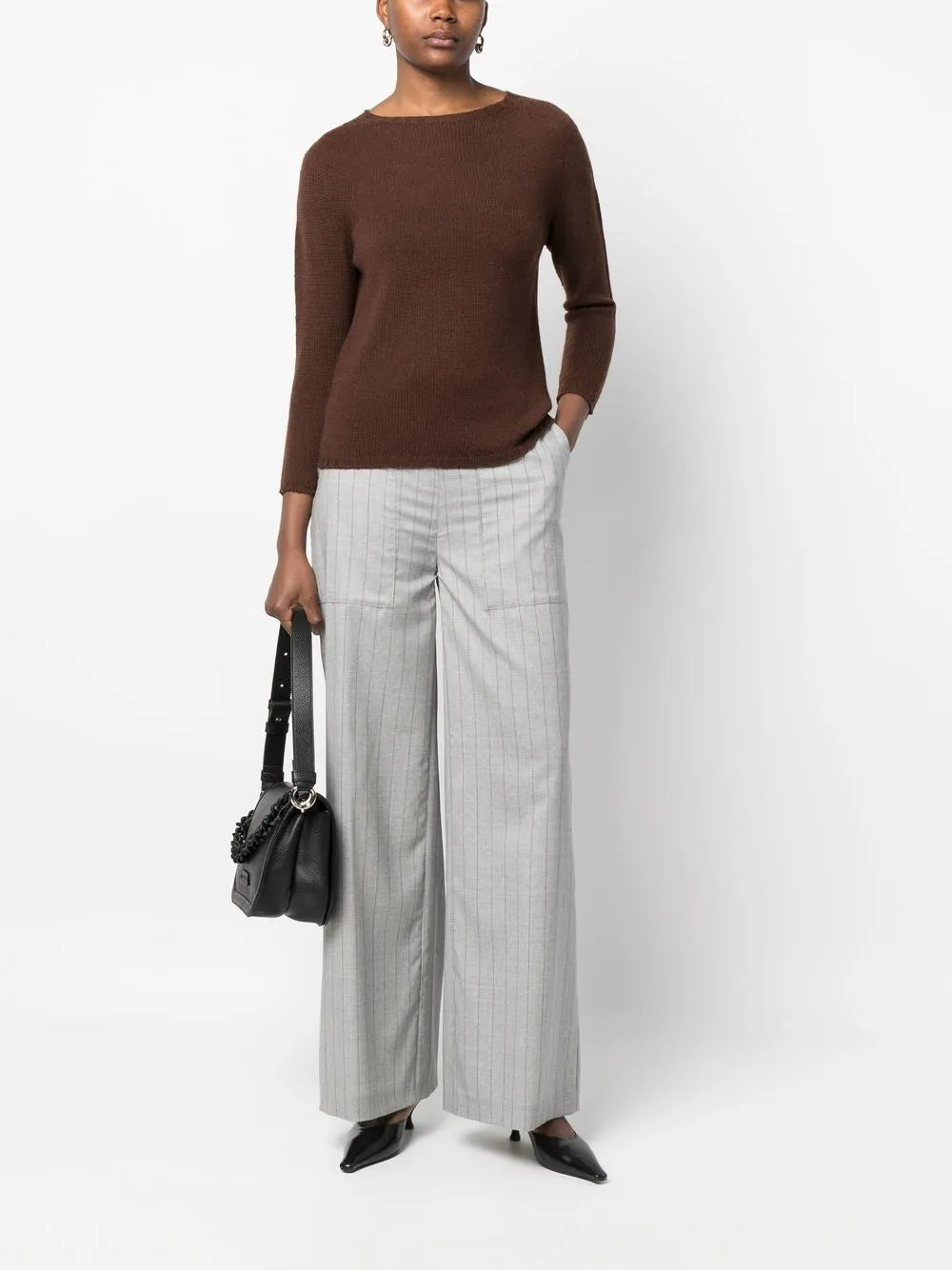 Boat-Neck Cashmere Jumper