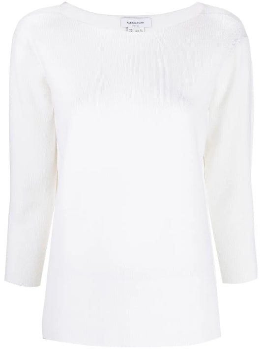 Three-Quarter Length Sleeved Top