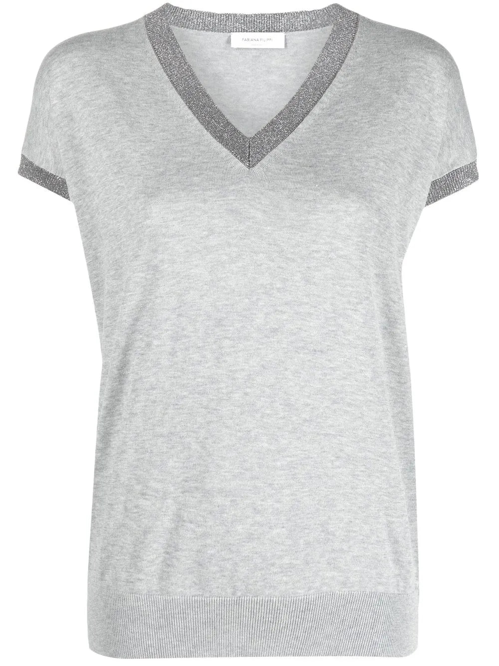 V-Neck Knitted Top