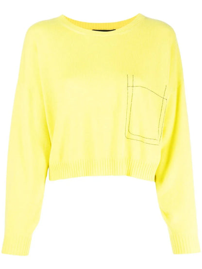 Bead-Embellished Cashmere Jumper