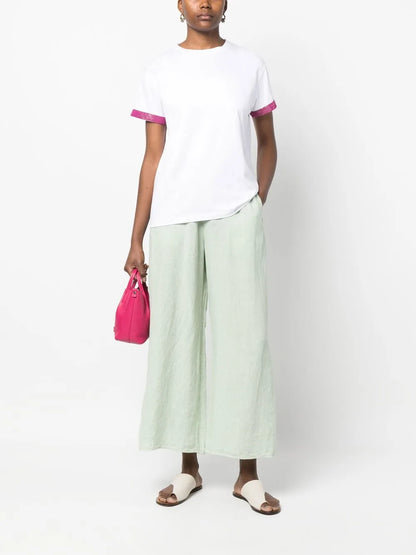 Drawstring Straight Trousers