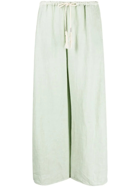 Drawstring Straight Trousers