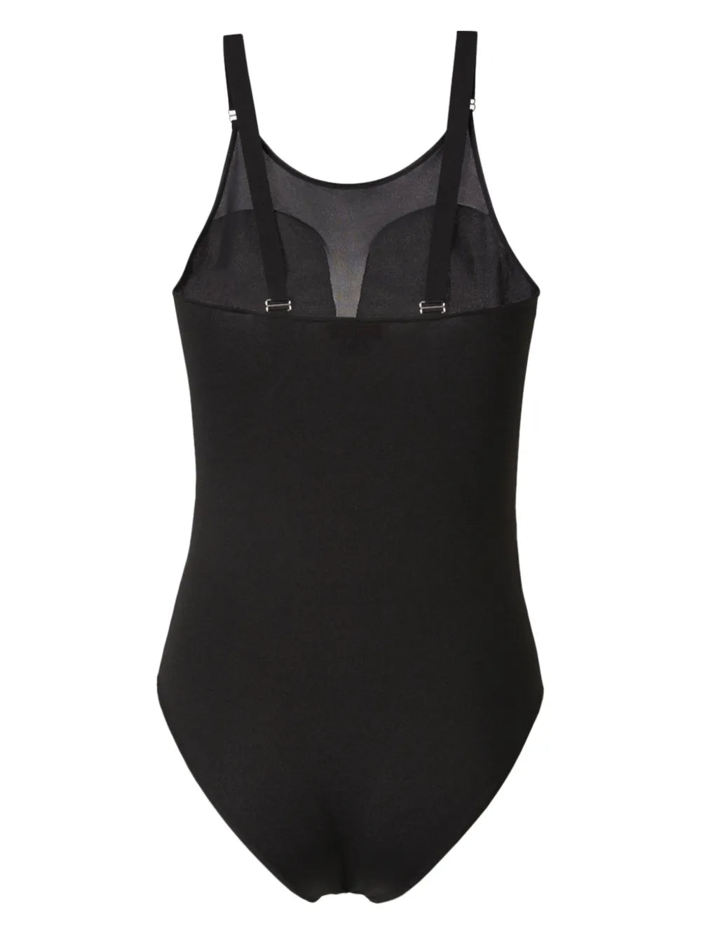 Illusion V-Neck Silk Bodysuit