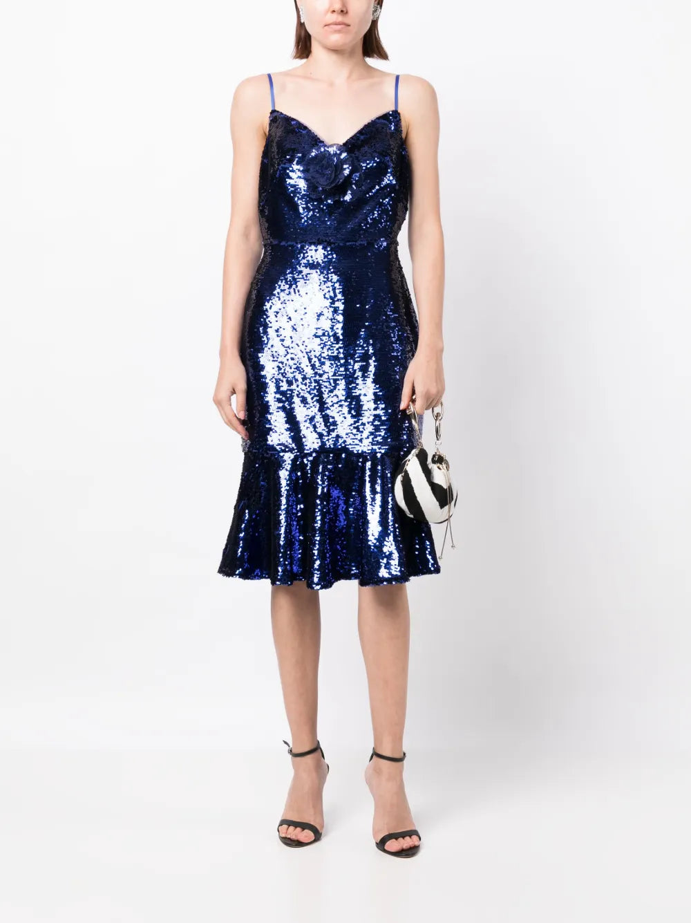 Magnolia Sequin-Embellished Midi Dress