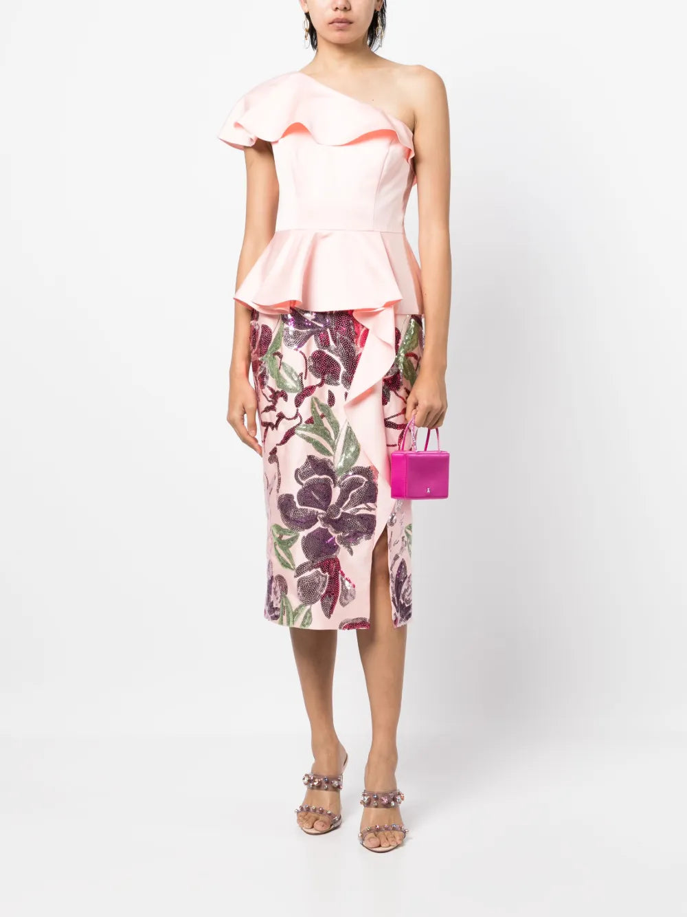 Sequin-Embellishment Dress