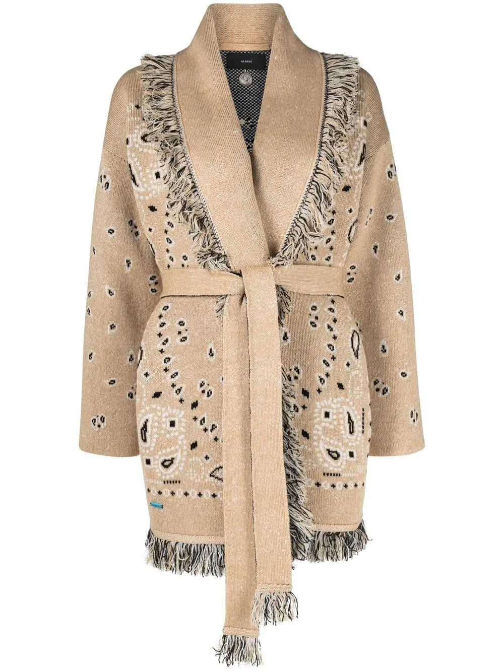 Bandana Belted Cardigan