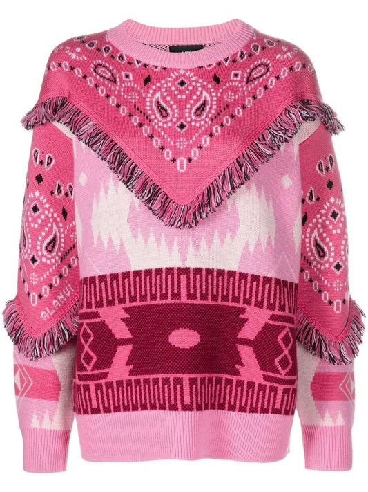 Icon Bandana Fringed Jumper