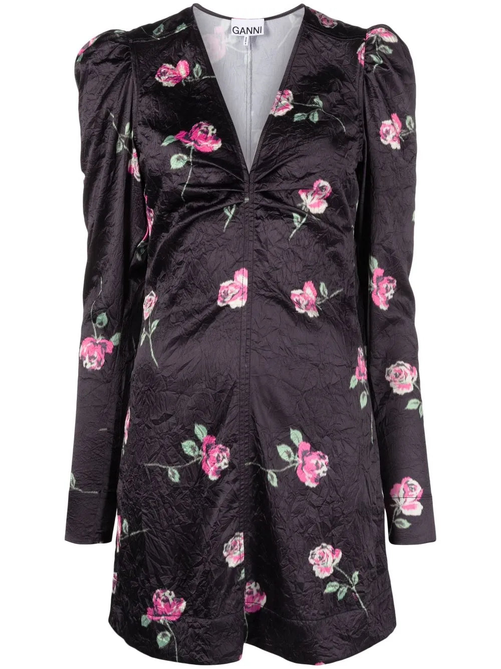Floral-Print Minidress
