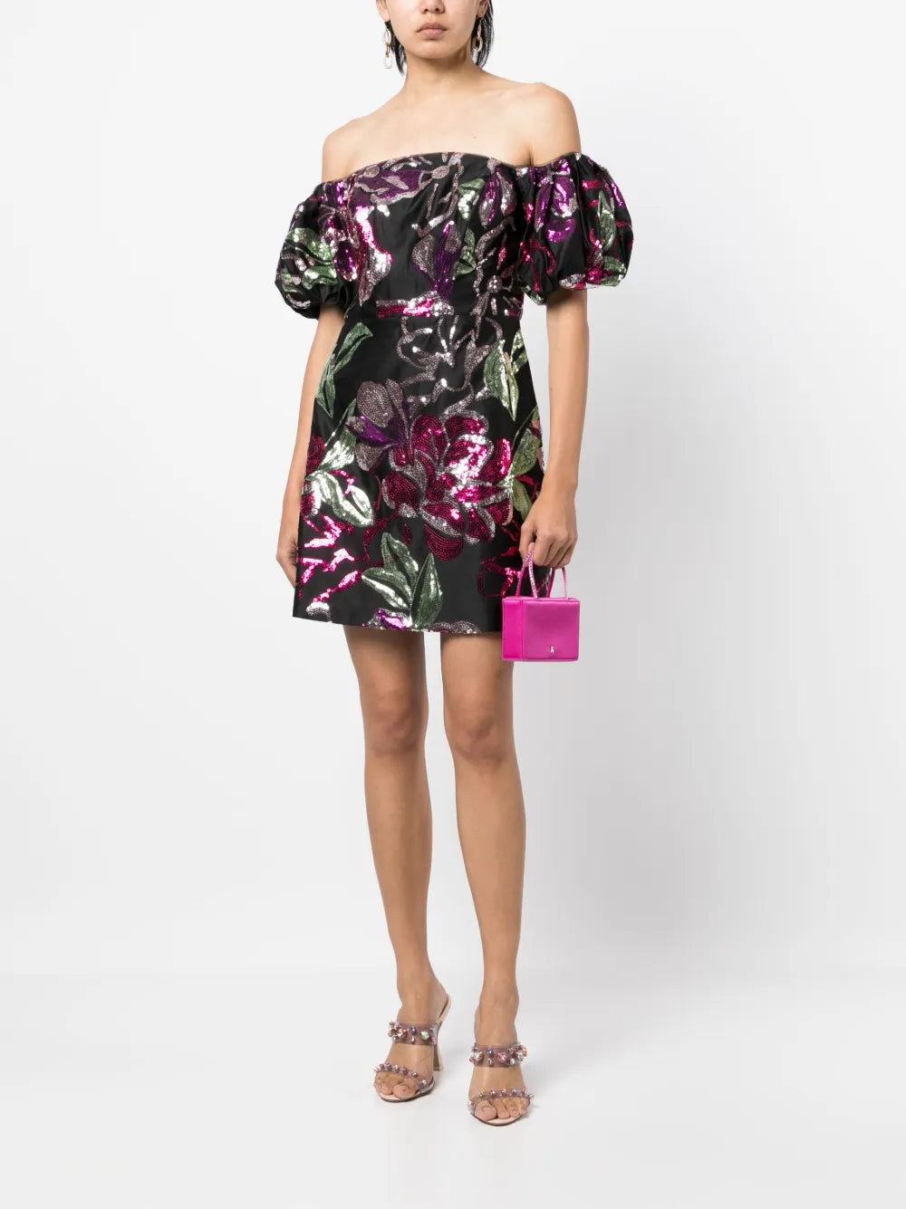 Sequin-Embellishment Dress