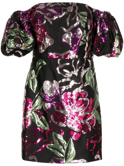 Sequin-Embellishment Dress