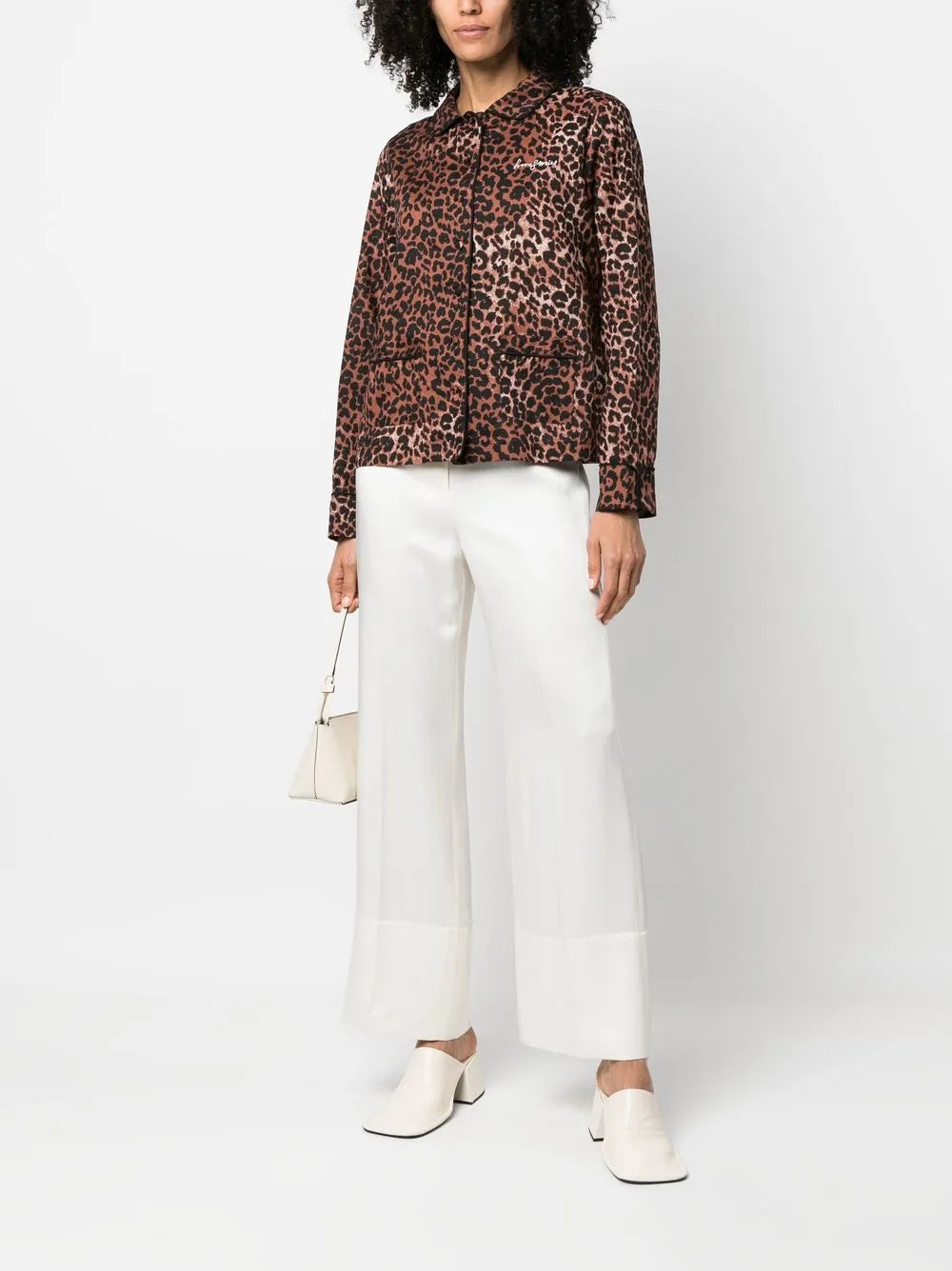 Leopard-Print Organic Cotton Shirt
