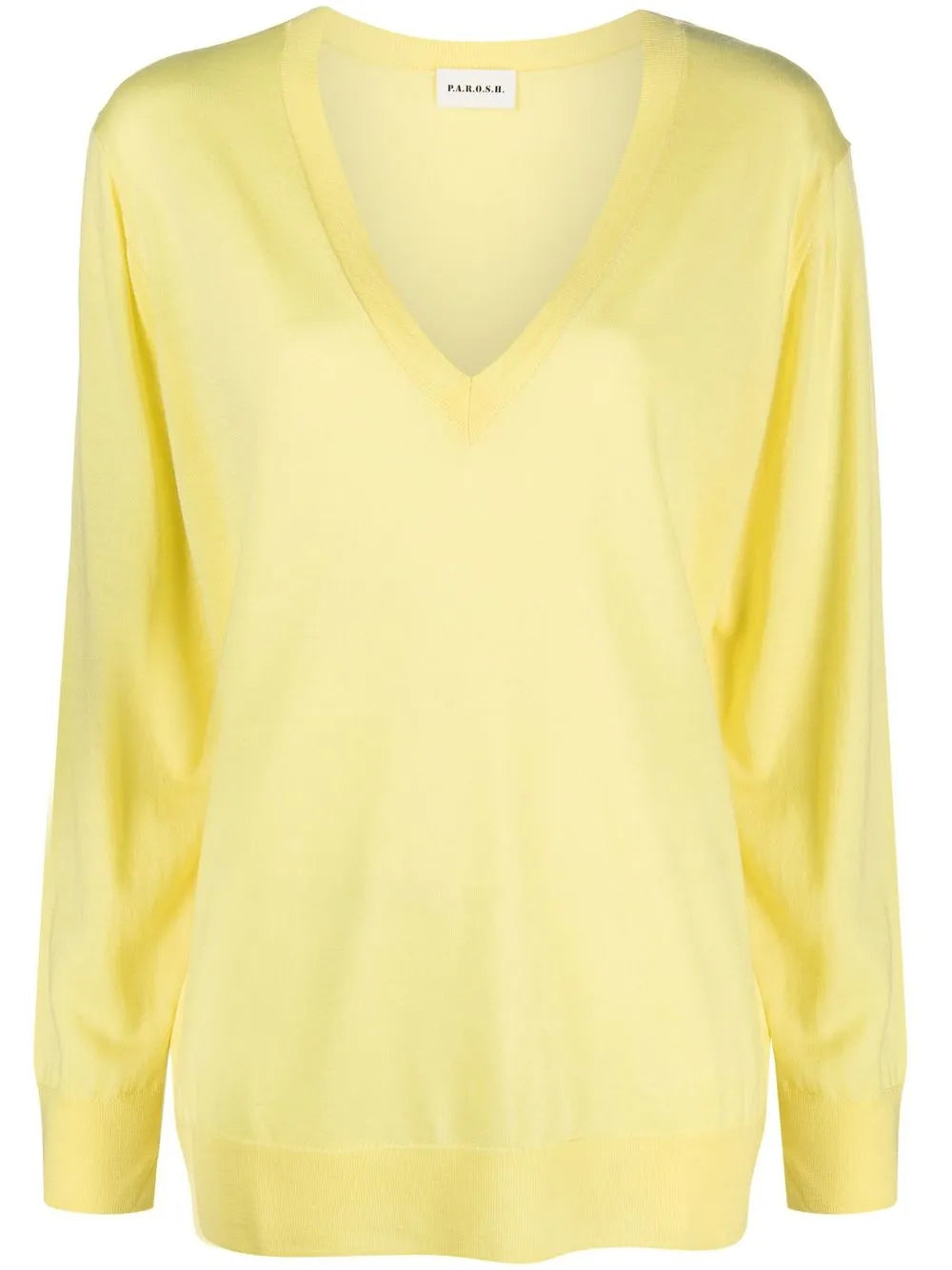 V-Neck Fine-Knit Jumper